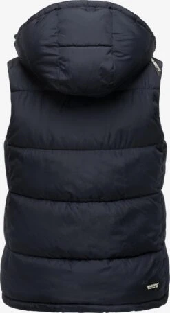 Marikoo Vestes Sans Manches Gilet Eisflöckchen Femme Bleu Marine -Veste Mode a61a3831f998c0dc976ca7decc538965