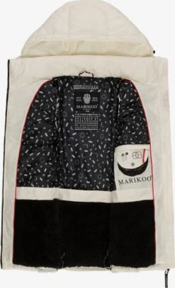 Marikoo Vestes Sans Manches Gilet Eisflöckchen Femme Blanc Cassé -Veste Mode a7ab7f10119f808608a19fe2b191a057