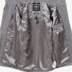 Marikoo Manteaux Dhiver Manteau D’hiver Maikoo Femme Gris Chiné -Veste Mode a7e1bce714afe041a69a2818545ce5a0