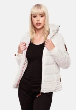 Marikoo Vestes Dhiver Veste D’hiver Sole Femme Blanc -Veste Mode a8520600ca340d675185cf64136bd9e3
