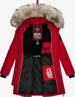 Marikoo Manteaux Dhiver Manteau D’hiver Chaskaa Femme Rouge -Veste Mode a9fa07e9d17c3ce20491706ce858d3cb