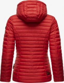 Marikoo Vestes De Mi-saison Veste Mi-saison Asraa Femme Rouge -Veste Mode aa7eef25bf504ee495061713a6f85873