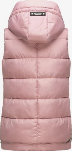 Marikoo Vestes Sans Manches Gilet Zarinaa Femme Rose -Veste Mode ab49b1f7e723031619d2bd56c55e5224