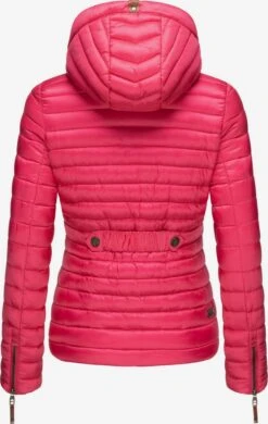 Marikoo Vestes De Mi-saison Veste Mi-saison Femme Framboise -Veste Mode abcc247543d94369560f7afd3c030cb5