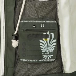 Marikoo Manteaux De Pluie Manteau Fonctionnel Zimtzicke Femme Kaki -Veste Mode abd450d486984ba5c784db066c94a0ad