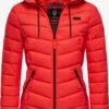 Marikoo Vestes De Mi-saison Veste Mi-saison Kuala Femme Rouge Néon -Veste Mode ac1c3d8f354c8be59272e6b70fa7cac2