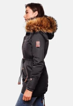 Marikoo Parkas Parka D’hiver La Viva Femme Noir -Veste Mode ae43163166ca20f58aa079141787f394