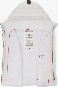 Marikoo Vestes Sans Manches Gilet Taisaa Femme Blanc -Veste Mode afa9f4db49ad37d4040ef34eed1c3e1a