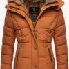 Marikoo Vestes Dhiver Veste D’hiver Nekoo Femme Cognac / Noisette -Veste Mode b0045f74f1bf371ce954a7a45e93c460