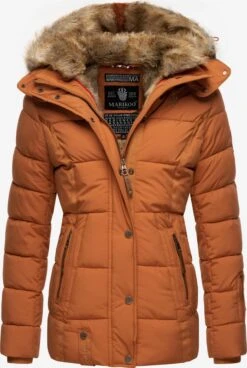 Marikoo Vestes Dhiver Veste D’hiver Nekoo Femme Cognac / Noisette