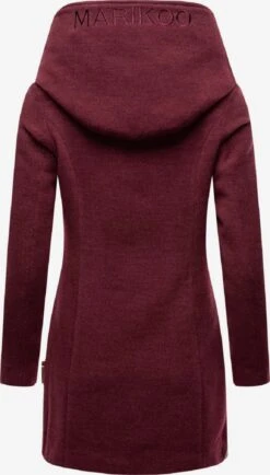 Marikoo Manteaux Dhiver Manteau D’hiver Maikoo Femme Bordeaux -Veste Mode b060156db7de81180efc00138c90bbbe