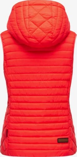 Marikoo Vestes Sans Manches Gilet Hasenpfote Femme Orange Fluo -Veste Mode b0703044cf0cc0b2a342eab0b4dc0d44