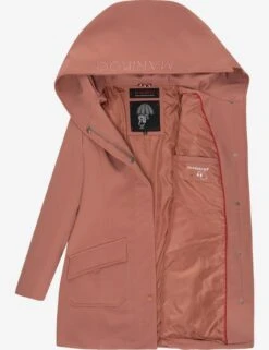 Marikoo Manteaux De Pluie Manteau Fonctionnel Mayleen Femme Rose -Veste Mode b0cf8eb05c9b151405302a86bf3bad05