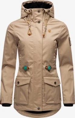 Marikoo Vestes De Mi-saison Veste Mi-saison Babetaa Femme Sable -Veste Mode b230422397a18f72ff3eb6fe7d623125