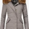Marikoo Parkas Parka D’hiver Karmaa Femme Gris -Veste Mode b29f42345bcdc82aa12a09f31eaa6057