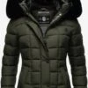 Marikoo Vestes Dhiver Veste D’hiver Qesraa Femme Kaki 1 Marikoo Vestes Dhiver Veste D’hiver Qesraa Femme Kaki -Veste Mode b2c39162b1f53378921563e8506171d1