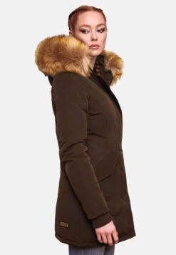 Marikoo Parkas Parka D’hiver Karmaa Femme Marron -Veste Mode b46229c726ebcd8ae5764ea40cca91b8