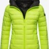 Marikoo Vestes Dextérieur Veste Fonctionnelle Femme Vert Fluo -Veste Mode b562ac4ff53be002d98c65d655c9ebde