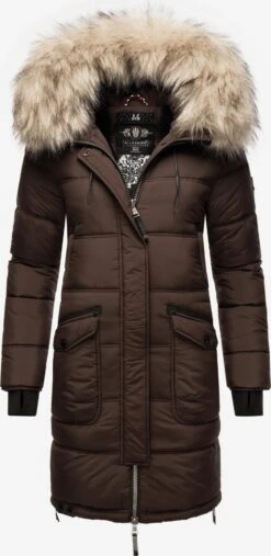 Marikoo Manteaux Dhiver Manteau D’hiver Chaskaa Femme Moka