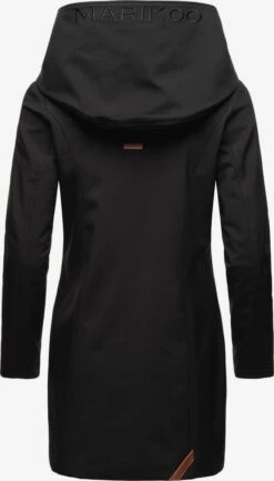 Marikoo Manteaux De Pluie Manteau Fonctionnel Mayleen Femme Noir -Veste Mode b90872b3f23c4ea85963abb59ad90fbc