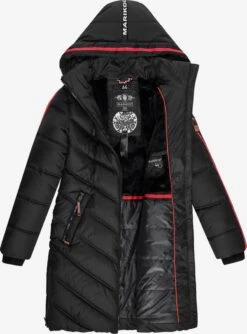 Marikoo Manteaux Dhiver Manteau D’hiver Armasa Femme Noir -Veste Mode bc35bae199eb65fce09108f9ff0128f1