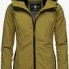 Marikoo Vestes De Mi-saison Veste Mi-saison Brombeere Femme Olive -Veste Mode bd1660f506b825ea331a5bd600d03adf