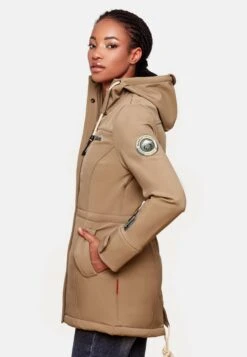 Marikoo Manteaux De Pluie Manteau Fonctionnel Zimtzicke Femme Noisette -Veste Mode bd340967c65f8a2ff379aa1fac7d49d5
