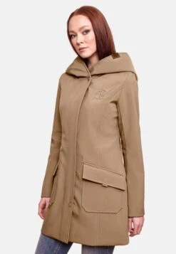 Marikoo Manteaux De Pluie Manteau Fonctionnel Mayleen Femme Noisette -Veste Mode bdd5d8e4aed0b4a8ff3ed2b79fcddddb