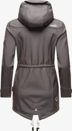 Marikoo Manteaux De Pluie Manteau Fonctionnel Zimtzicke Femme Gris -Veste Mode bddbd8f7d4a1e03086c08f0211b70573
