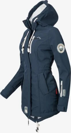 Marikoo Manteaux De Pluie Manteau Fonctionnel Zimtzicke Femme Marine -Veste Mode be5fd166d476c479308fa32282f0ef8b