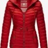 Marikoo Vestes De Mi-saison Veste Mi-saison Aniyaa Femme Rouge -Veste Mode bfaae2b7f93df717ed5d508c6487bf11