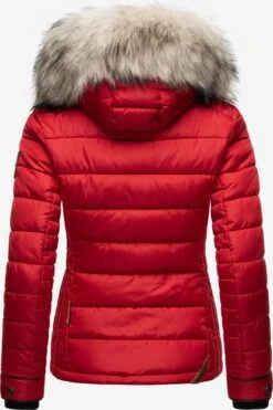 Marikoo Vestes Dhiver Veste D’hiver Lerikaa Femme Rouge -Veste Mode bfd1bc8637ba34e29dfeb5d939f6d5de
