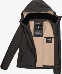 Marikoo Vestes Dextérieur Veste Fonctionnelle Erdbeere Femme Anthracite -Veste Mode c287687b6f6c462b01c8d60b6f3f4bde