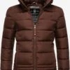 Marikoo Vestes Dhiver Veste D’hiver Sole Femme Chocolat -Veste Mode c2abdb22a901d468cb57eb45c6db0e44
