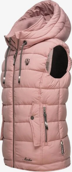 Marikoo Vestes Sans Manches Gilet Taisaa Femme Rose -Veste Mode c2d507174f803c41dbf78e8cc1e52722