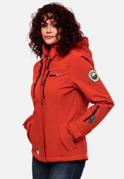 Marikoo Vestes De Mi-saison Veste Mi-saison Kleine Zicke Femme Rouge Feu -Veste Mode c41a44593bccc52245b0041c26f973db