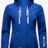 Marikoo Vestes De Mi-saison Veste Mi-saison Kleine Zicke Femme Bleu Roi -Veste Mode c4b954dc8b84249579333d3caa238d93