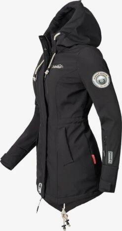Marikoo Manteaux De Pluie Manteau Fonctionnel Zimtzicke Femme Noir -Veste Mode c5e3c85b6bd6295da57c99369808e5d6
