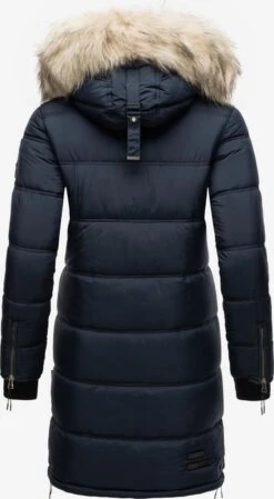Marikoo Manteaux Dhiver Manteau D’hiver Chaskaa Femme Bleu Marine -Veste Mode c6aaae7a2ad0827f970e83a53df67c04
