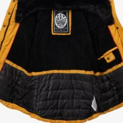 Marikoo Vestes Dhiver Veste D’hiver Lotusblüte Femme Jaune Dor -Veste Mode c70e4aea234b060fa086105867d2b61f