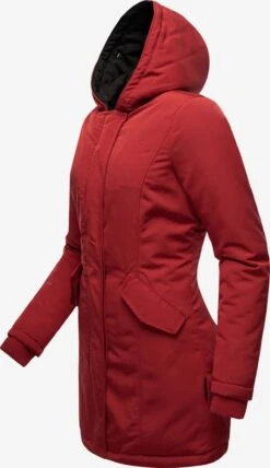 Marikoo Parkas Parka D’hiver Karmaa Femme Rouge -Veste Mode c71f891b48a53174a4382f83a0b7dcfc