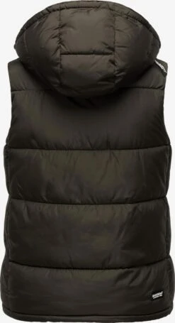 Marikoo Vestes Sans Manches Gilet Femme Anthracite -Veste Mode c7461afed227bd2ae6793fb87a4c2dc8