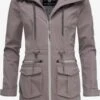 Marikoo Vestes Dextérieur Veste Fonctionnelle Ulissaa Femme Taupe -Veste Mode c8d5796ebd54cef825eb953487d24409