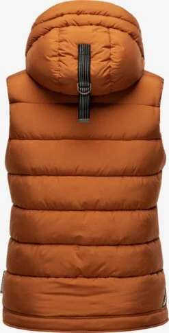 Marikoo Vestes Sans Manches Gilet Taisaa Femme Caramel -Veste Mode c94522aaefe2382e5370241aa97e0eb2