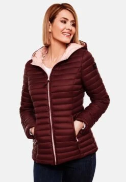 Marikoo Vestes De Mi-saison Veste Mi-saison Asraa Femme Bordeaux -Veste Mode ca0b5d7c39a6d6f70099ed23bba5ef03