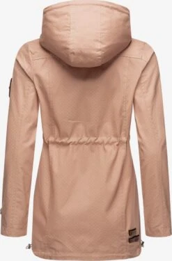 Marikoo Parkas Parka Mi-saison Nyokoo Femme Rose -Veste Mode ca38c5727969239f73f2b0990f1f4799