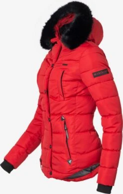 Marikoo Vestes Dhiver Veste D’hiver Lotusblüte Femme Rouge -Veste Mode caf9121e1470b9ed9bcdf8d081de2eb8