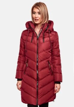 Marikoo Manteaux Dhiver Manteau D’hiver Armasa Femme Rouge / Rouge Sang -Veste Mode caf95e7198ee9dc3430255601012fb35