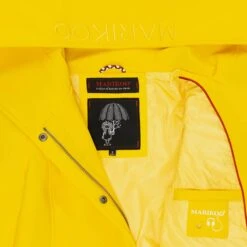 Marikoo Manteaux De Pluie Manteau Fonctionnel Mayleen Femme Jaune -Veste Mode ccf881867baa25e118a6a3a5dc8bf098