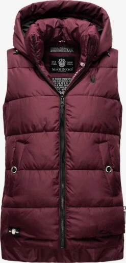 Marikoo Vestes Sans Manches Gilet Zarinaa Femme Bordeaux